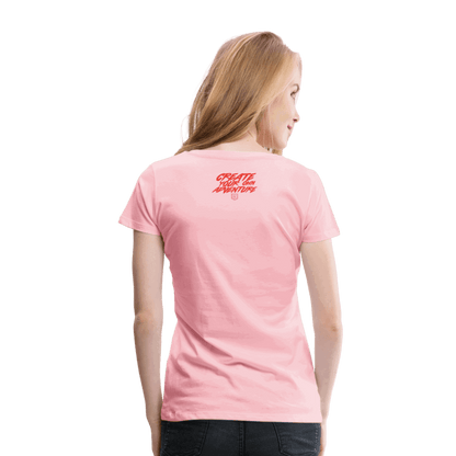 SPOD Frauen Premium T-Shirt Hellrosa / S LOSE THE PATH - CREATE YOUR OWN ADVENTURE E-Bike-Community