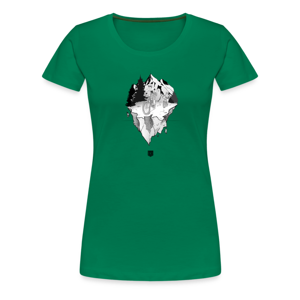 SPOD Frauen Premium T-Shirt Kelly Green / S FREEDOM - Frauen Premium T-Shirt E-Bike-Community