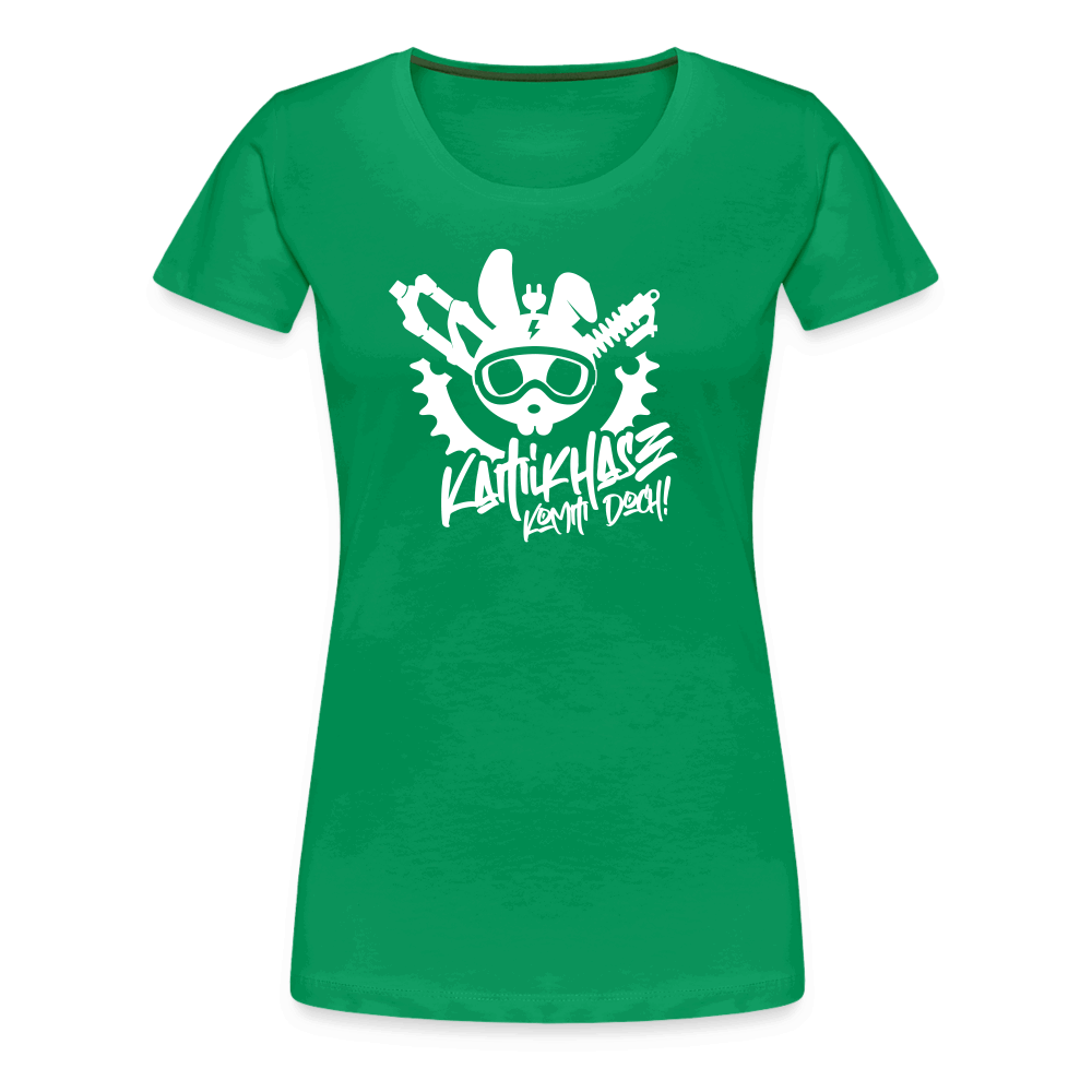 SPOD Frauen Premium T-Shirt Kelly Green / S Kamikhase - Frauen Premium T-Shirt E-Bike-Community