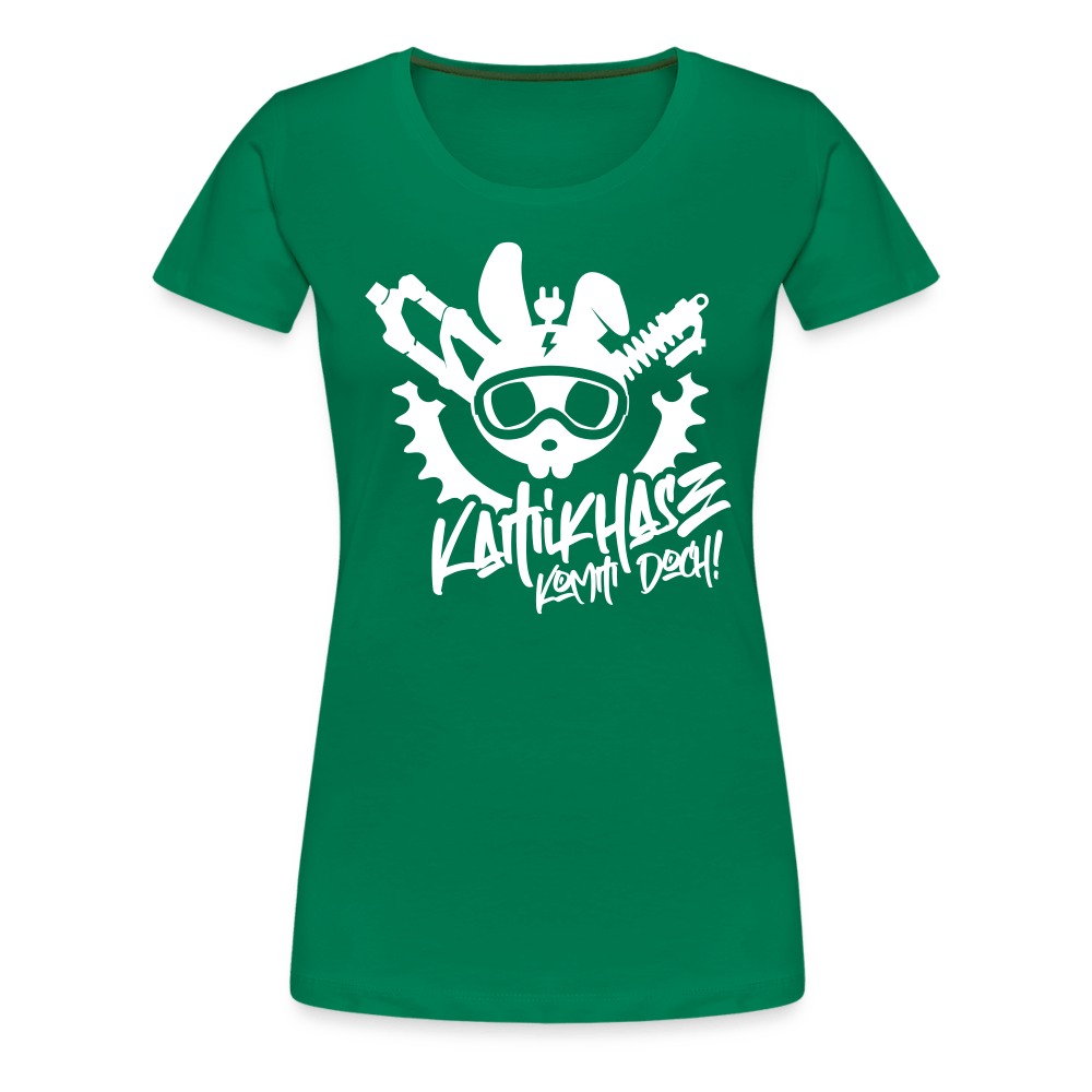 SPOD Frauen Premium T-Shirt Kelly Green / S Kamikhase - Frauen Premium T-Shirt E-Bike-Community