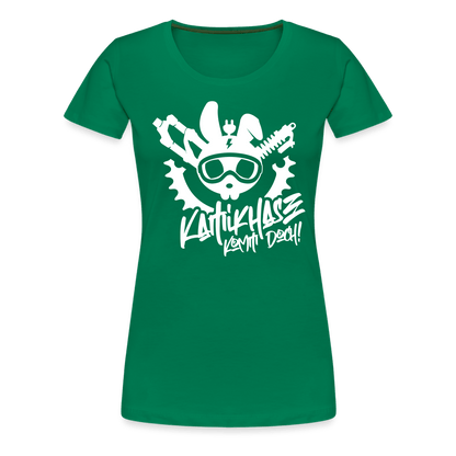 SPOD Frauen Premium T-Shirt Kelly Green / S Kamikhase - Frauen Premium T-Shirt E-Bike-Community