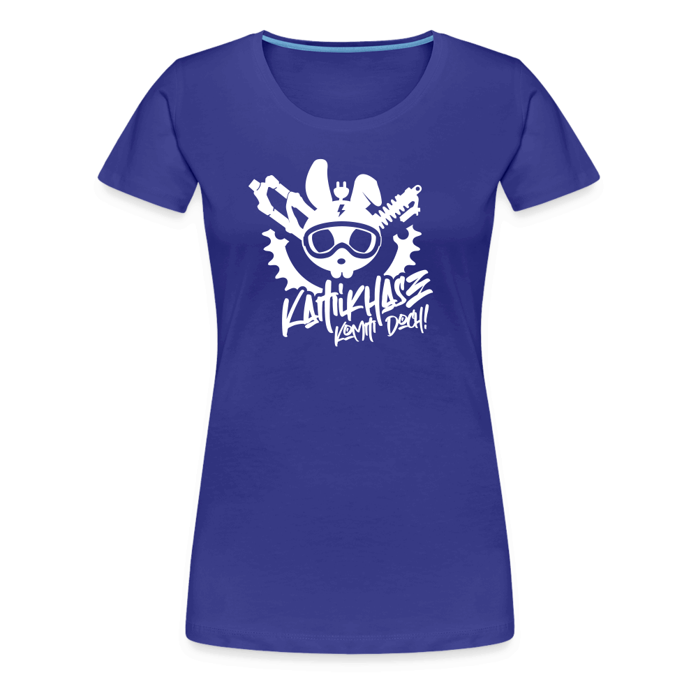 SPOD Frauen Premium T-Shirt Königsblau / S Kamikhase - Frauen Premium T-Shirt E-Bike-Community