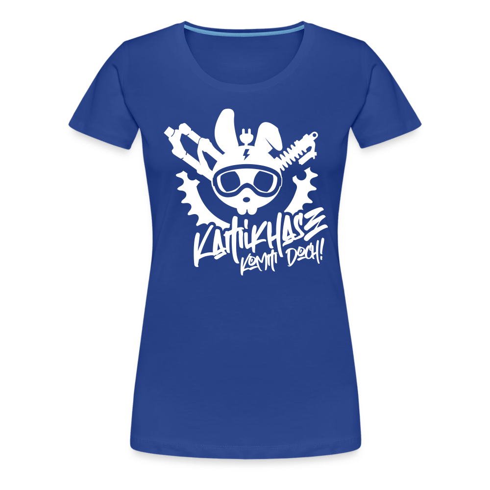 SPOD Frauen Premium T-Shirt Königsblau / S Kamikhase - Frauen Premium T-Shirt E-Bike-Community