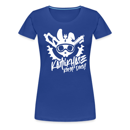 SPOD Frauen Premium T-Shirt Königsblau / S Kamikhase - Frauen Premium T-Shirt E-Bike-Community