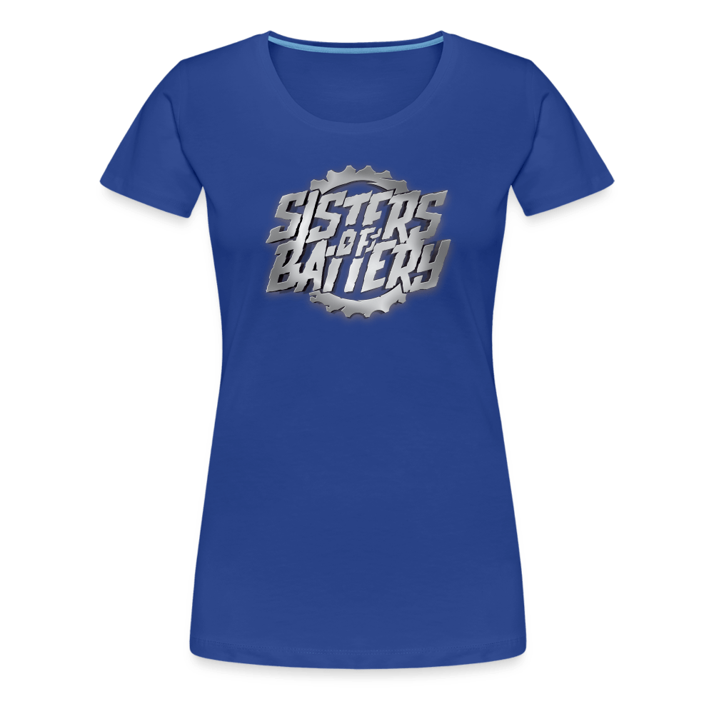 SPOD Frauen Premium T-Shirt Königsblau / S Sisters of Battery 3D - Frauen Premium T-Shirt E-Bike-Community