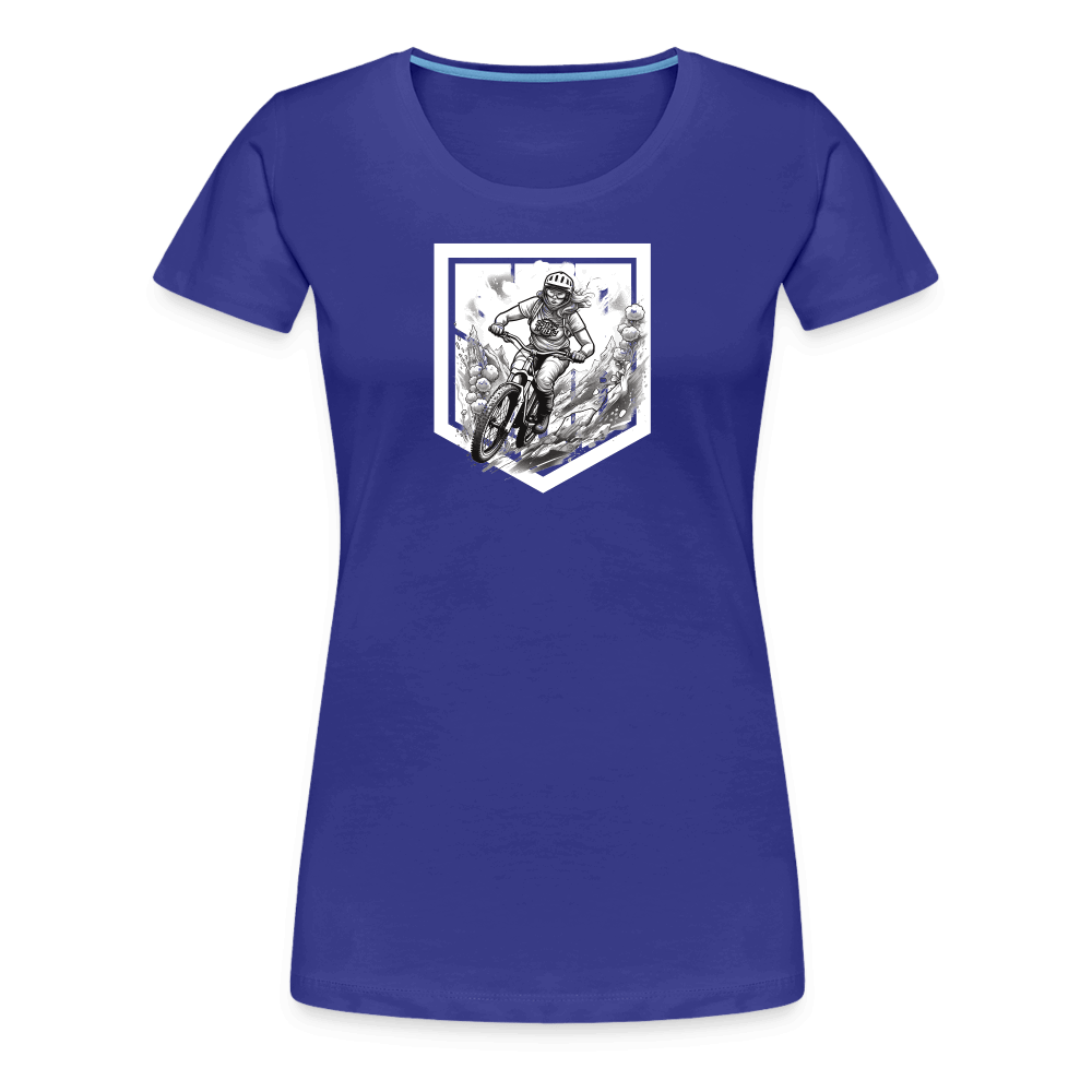 SPOD Frauen Premium T-Shirt Königsblau / S Sisters of Battery - SoB - Frauen Premium T-Shirt E-Bike-Community