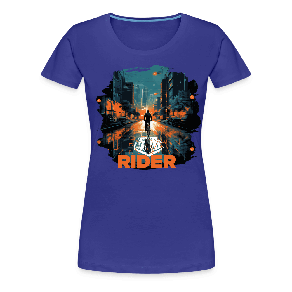 SPOD Frauen Premium T-Shirt Königsblau / S Urban Rider - Frauen Premium T-Shirt E-Bike-Community