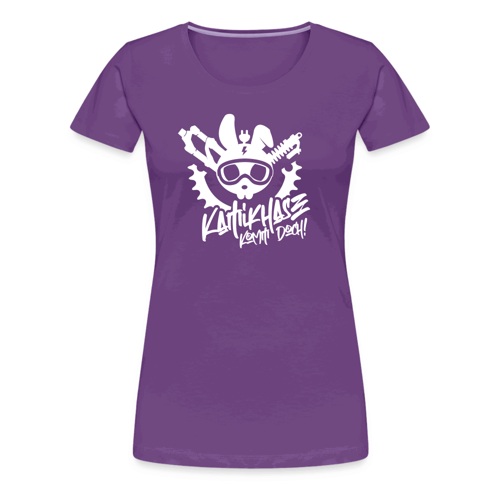 SPOD Frauen Premium T-Shirt Lila / S Kamikhase - Frauen Premium T-Shirt E-Bike-Community