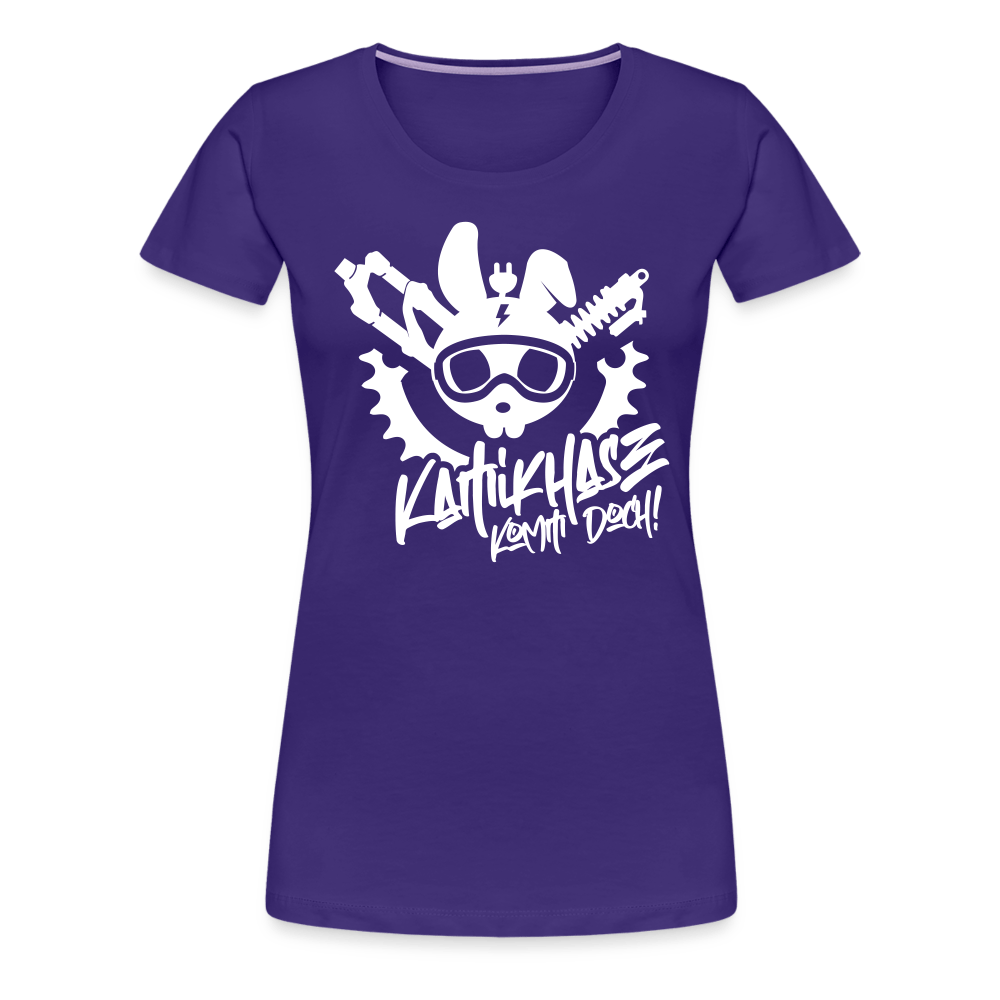 SPOD Frauen Premium T-Shirt Lila / S Kamikhase - Frauen Premium T-Shirt E-Bike-Community