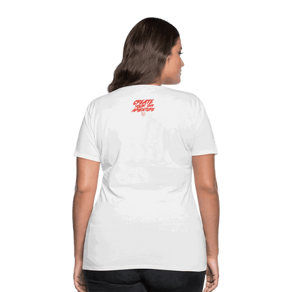 SPOD Frauen Premium T-Shirt LOSE THE PATH - CREATE YOUR OWN ADVENTURE E-Bike-Community