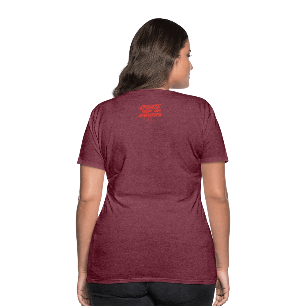 SPOD Frauen Premium T-Shirt LOSE THE PATH - CREATE YOUR OWN ADVENTURE E-Bike-Community