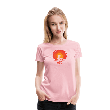 SPOD Frauen Premium T-Shirt LOSE THE PATH - CREATE YOUR OWN ADVENTURE E-Bike-Community