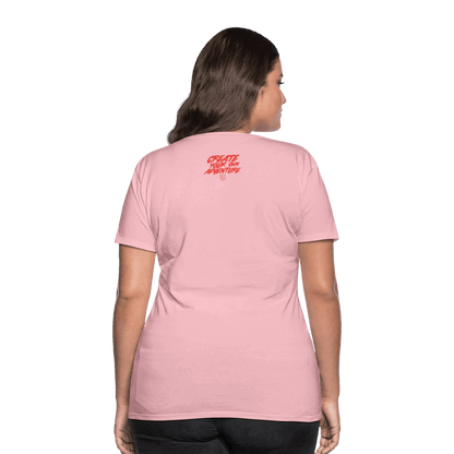 SPOD Frauen Premium T-Shirt LOSE THE PATH - CREATE YOUR OWN ADVENTURE E-Bike-Community