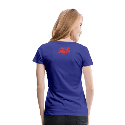 SPOD Frauen Premium T-Shirt LOSE THE PATH - CREATE YOUR OWN ADVENTURE E-Bike-Community