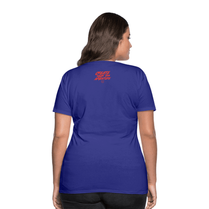 SPOD Frauen Premium T-Shirt LOSE THE PATH - CREATE YOUR OWN ADVENTURE E-Bike-Community