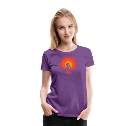 SPOD Frauen Premium T-Shirt LOSE THE PATH - CREATE YOUR OWN ADVENTURE E-Bike-Community