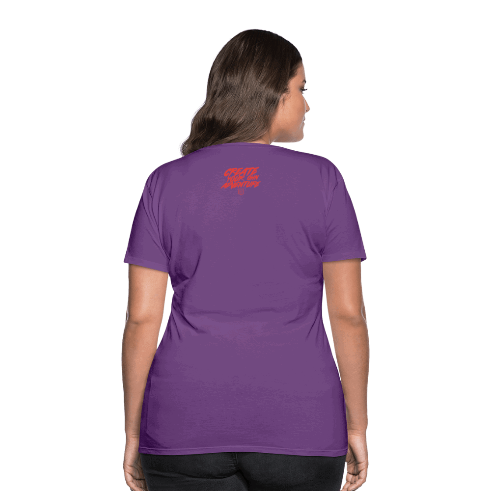 SPOD Frauen Premium T-Shirt LOSE THE PATH - CREATE YOUR OWN ADVENTURE E-Bike-Community