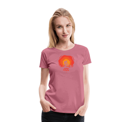 SPOD Frauen Premium T-Shirt LOSE THE PATH - CREATE YOUR OWN ADVENTURE E-Bike-Community