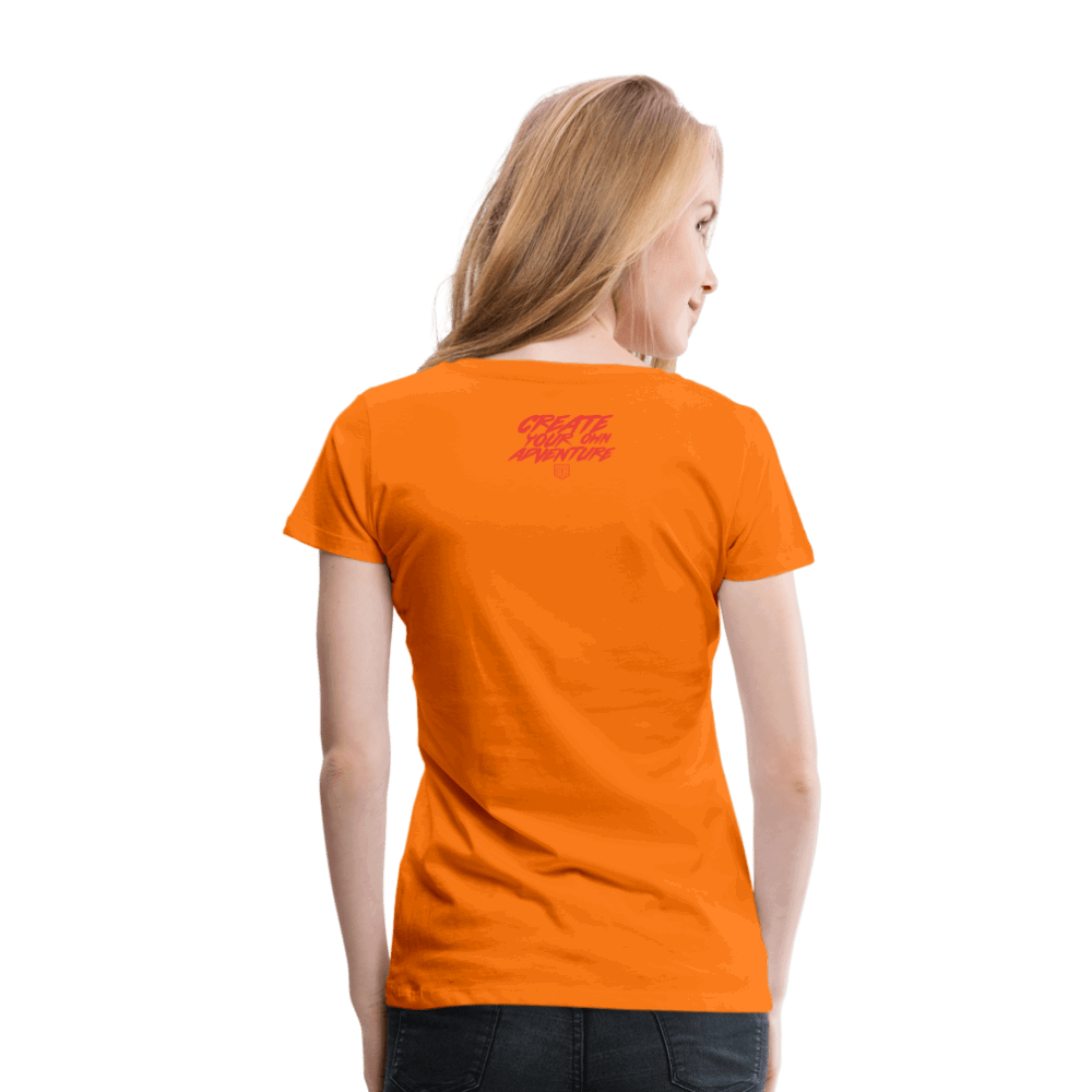 SPOD Frauen Premium T-Shirt LOSE THE PATH - CREATE YOUR OWN ADVENTURE E-Bike-Community