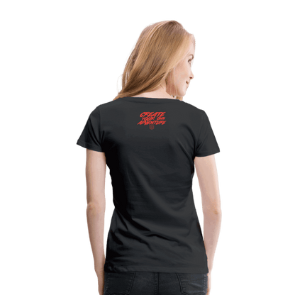 SPOD Frauen Premium T-Shirt LOSE THE PATH - CREATE YOUR OWN ADVENTURE E-Bike-Community