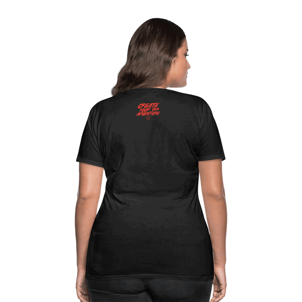 SPOD Frauen Premium T-Shirt LOSE THE PATH - CREATE YOUR OWN ADVENTURE E-Bike-Community