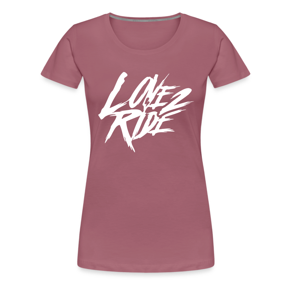 SPOD Frauen Premium T-Shirt Malve / S Love 2 Ride - Frauen Premium T-Shirt E-Bike-Community