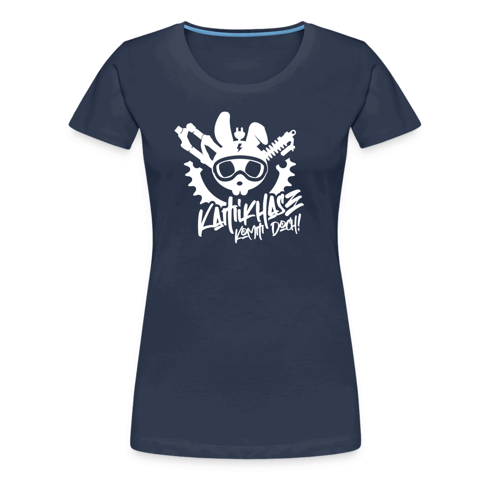 SPOD Frauen Premium T-Shirt Navy / S Kamikhase - Frauen Premium T-Shirt E-Bike-Community