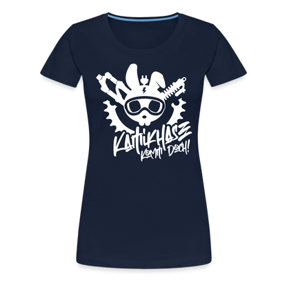 SPOD Frauen Premium T-Shirt Navy / S Kamikhase - Frauen Premium T-Shirt E-Bike-Community