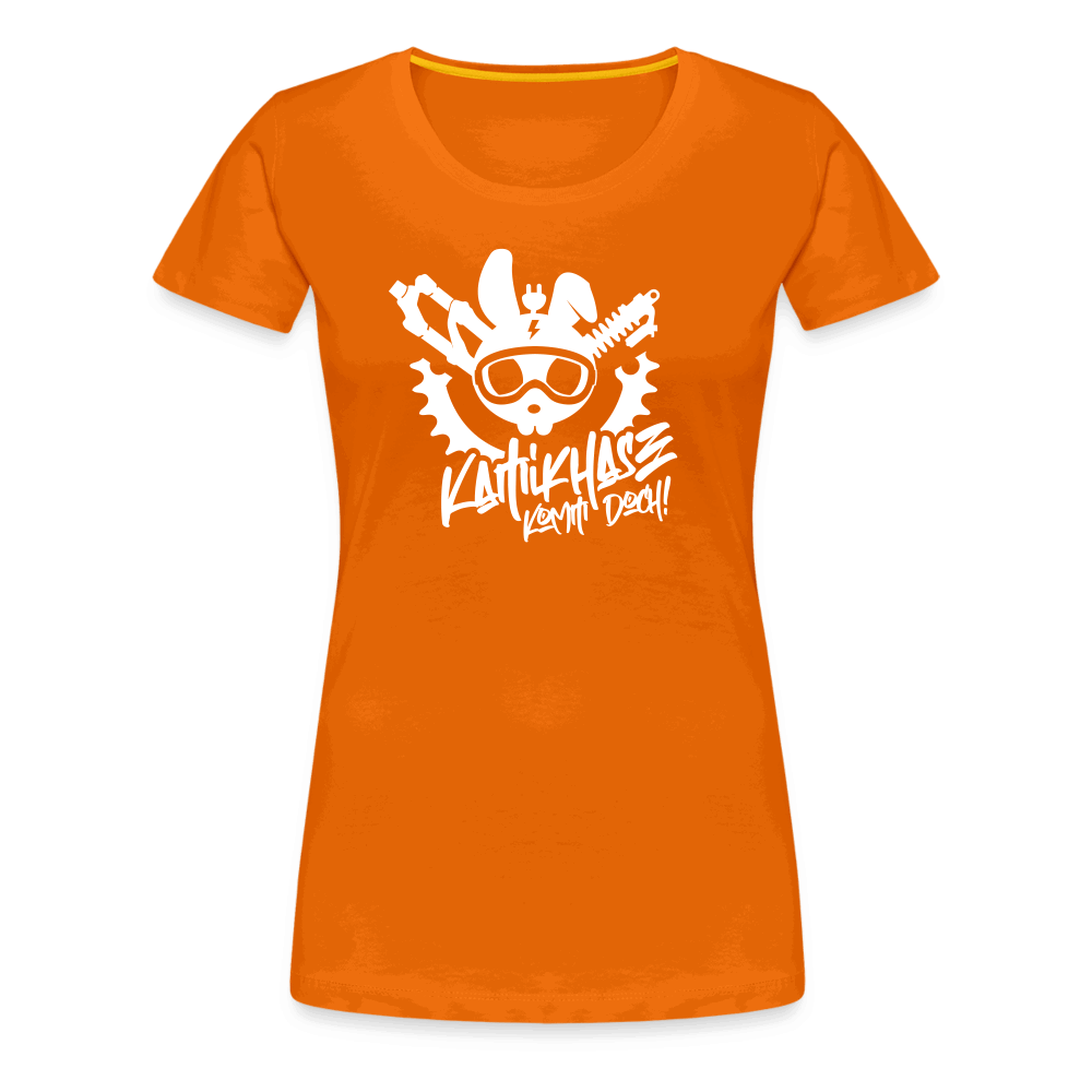 SPOD Frauen Premium T-Shirt Orange / S Kamikhase - Frauen Premium T-Shirt E-Bike-Community