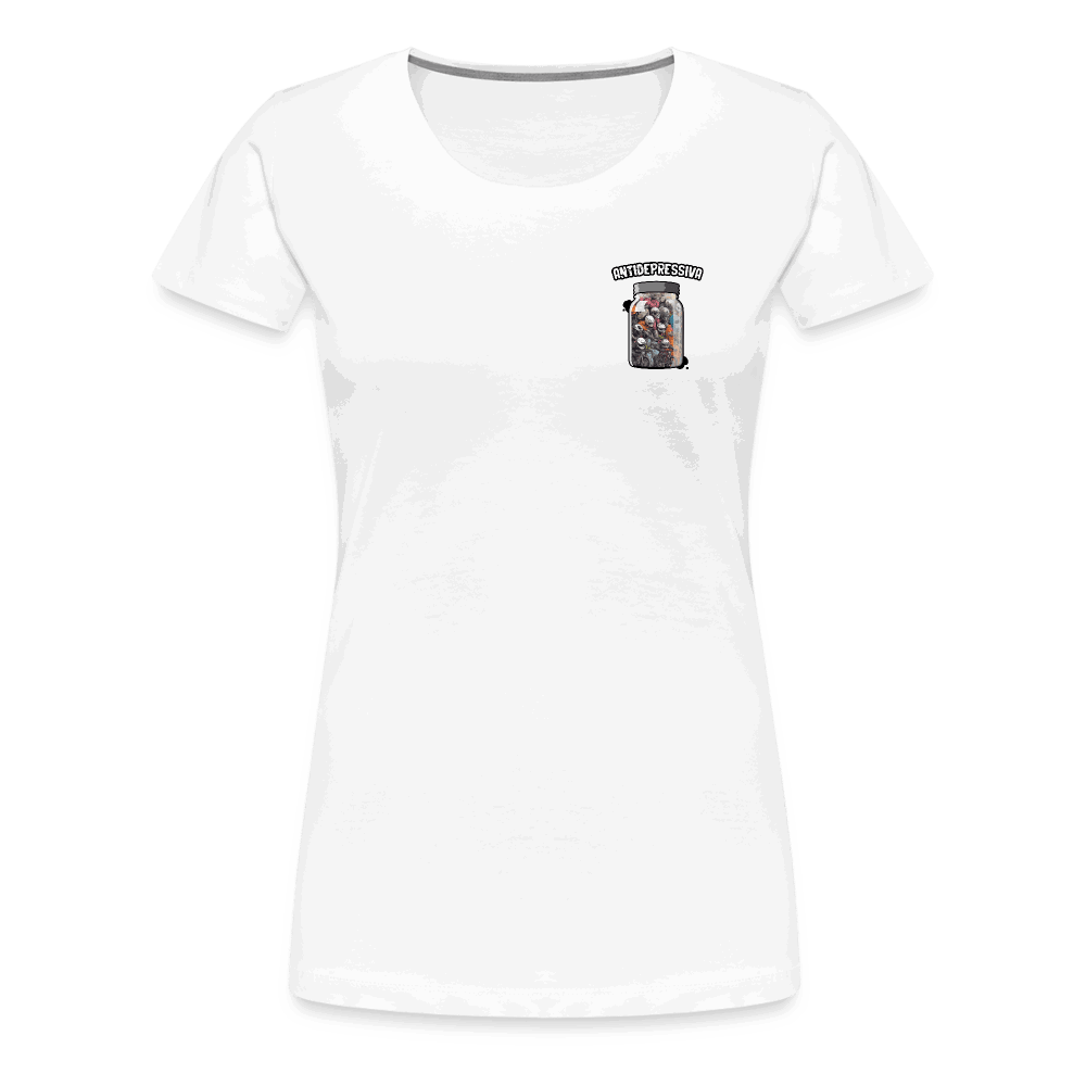 SPOD Frauen Premium T-Shirt weiß / S Antidepressiva - Frauen Premium T-Shirt E-Bike-Community