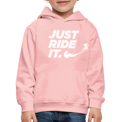 SPOD Kinder Premium Hoodie JUST RIDE IT - Kinder Premium Hoodie E-Bike-Community