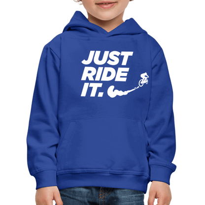 SPOD Kinder Premium Hoodie JUST RIDE IT - Kinder Premium Hoodie E-Bike-Community