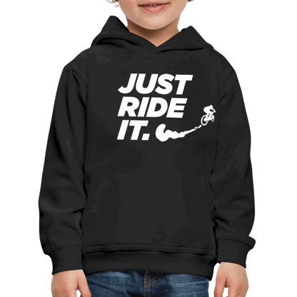 SPOD Kinder Premium Hoodie JUST RIDE IT - Kinder Premium Hoodie E-Bike-Community