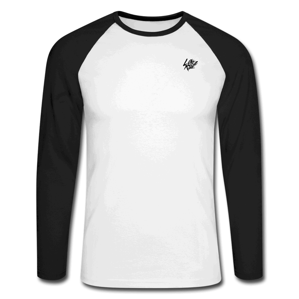 SPOD Männer Baseballshirt langarm M Love 2 Ride - Männer Baseballshirt langarm E-Bike-Community