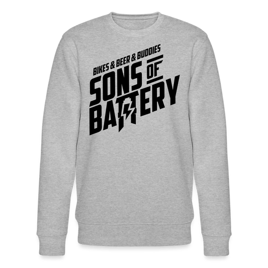 SPOD Männer Bio-Sweatshirt von Stanley & Stella Grau meliert / S 3B - Männer Bio-Sweatshirt von Stanley & Stella E-Bike-Community