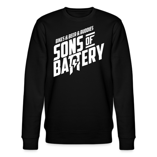 SPOD Männer Bio-Sweatshirt von Stanley & Stella Schwarz / S 3b White - Männer Bio-Sweatshirt von Stanley & Stella E-Bike-Community