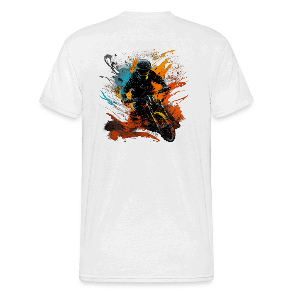 SPOD Männer Gildan Heavy T-Shirt Brust / Rücken - Colored Signature - Heavy Shirt E-Bike-Community