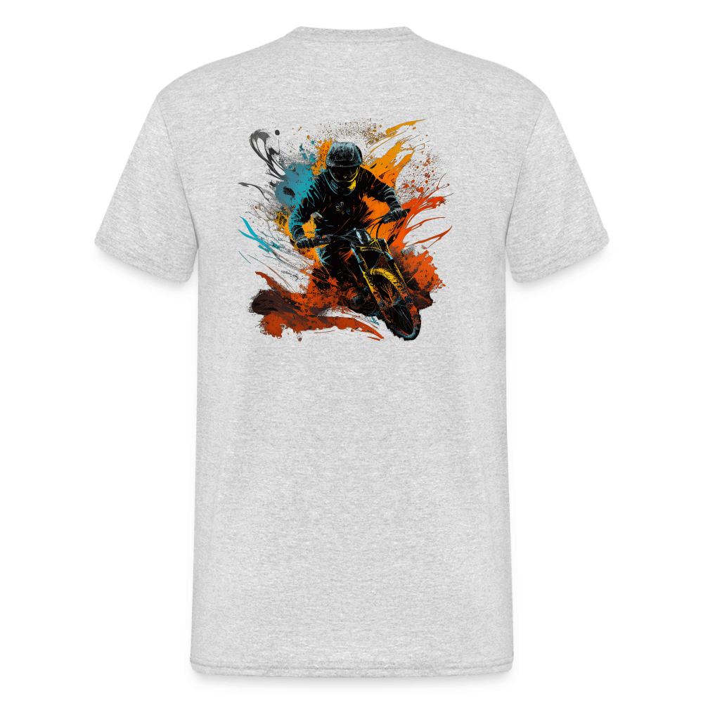 SPOD Männer Gildan Heavy T-Shirt Brust / Rücken - Colored Signature - Heavy Shirt E-Bike-Community