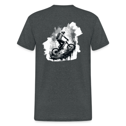 SPOD Männer Gildan Heavy T-Shirt Brust / Rücken - Enduro Signature - Heavy Shirt E-Bike-Community