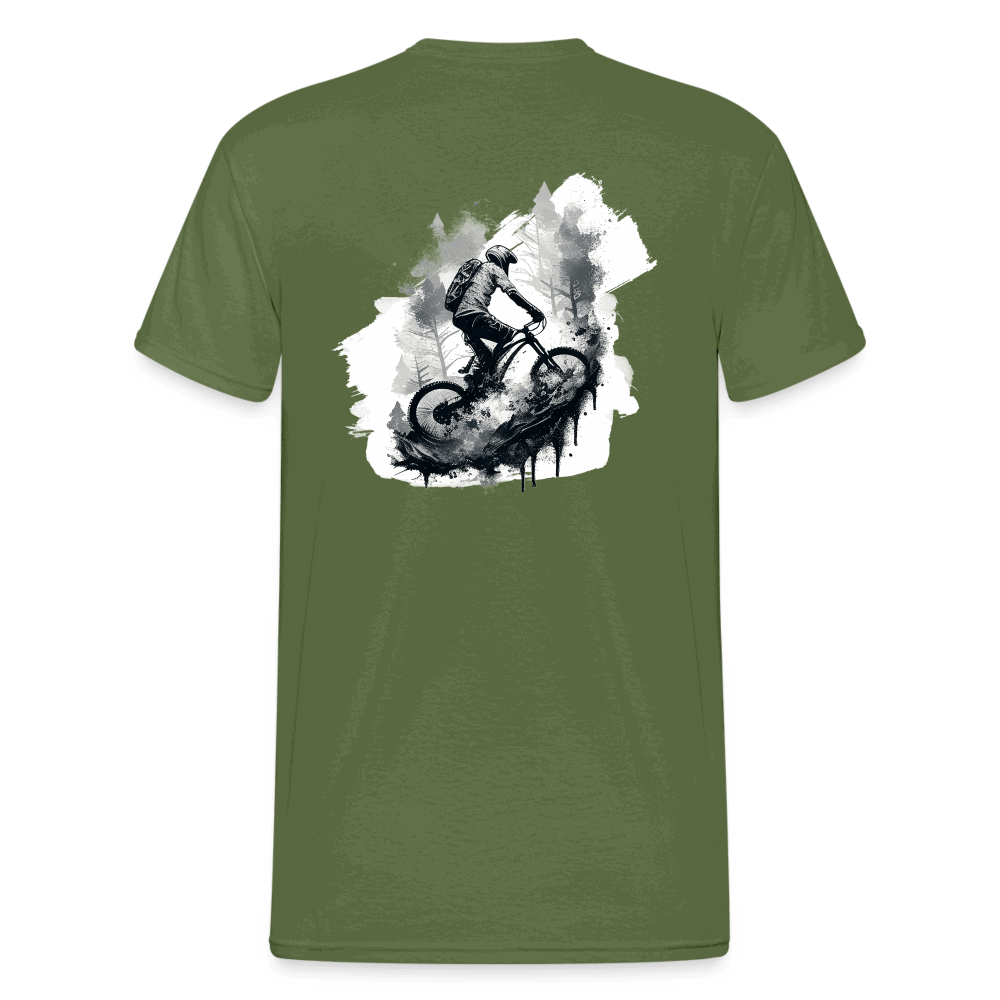 SPOD Männer Gildan Heavy T-Shirt Brust / Rücken - Enduro Signature - Heavy Shirt E-Bike-Community