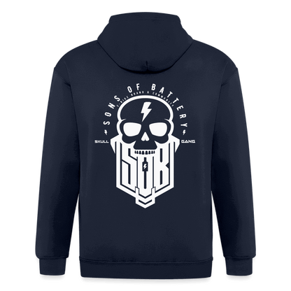 SPOD Männer Heavyweight Kapuzenjacke Navy / S SoB Skullhead Männer 5XL Kapuzenjacke E-Bike-Community