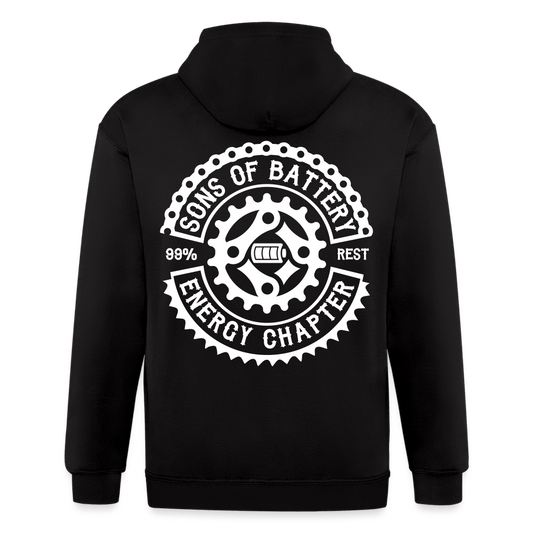 SPOD Männer Heavyweight Kapuzenjacke Schwarz / S OG - Männer Heavyweight Kapuzenjacke E-Bike-Community