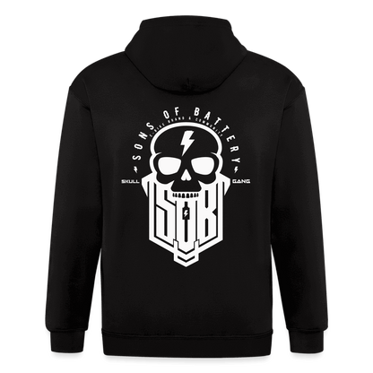 SPOD Männer Heavyweight Kapuzenjacke Schwarz / S SoB Skullhead Männer 5XL Kapuzenjacke E-Bike-Community