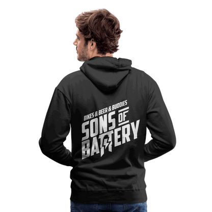 SPOD Männer Premium Hoodie 3B - Backprint - Men’s Premium Hoodie E-Bike-Community