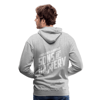 SPOD Männer Premium Hoodie 3B - Backprint - Men’s Premium Hoodie E-Bike-Community