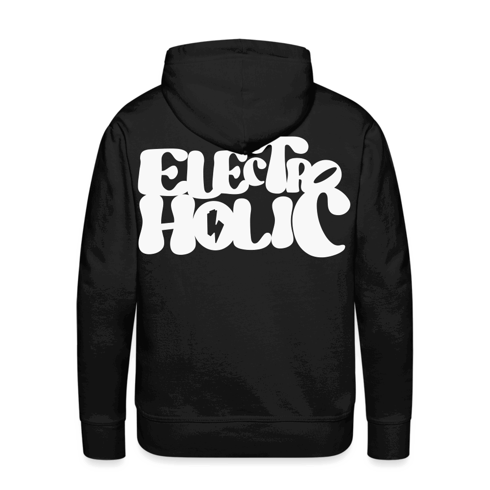 SPOD Männer Premium Hoodie 60s Electroholic - Flock - Men’s Premium Hoodie E-Bike-Community