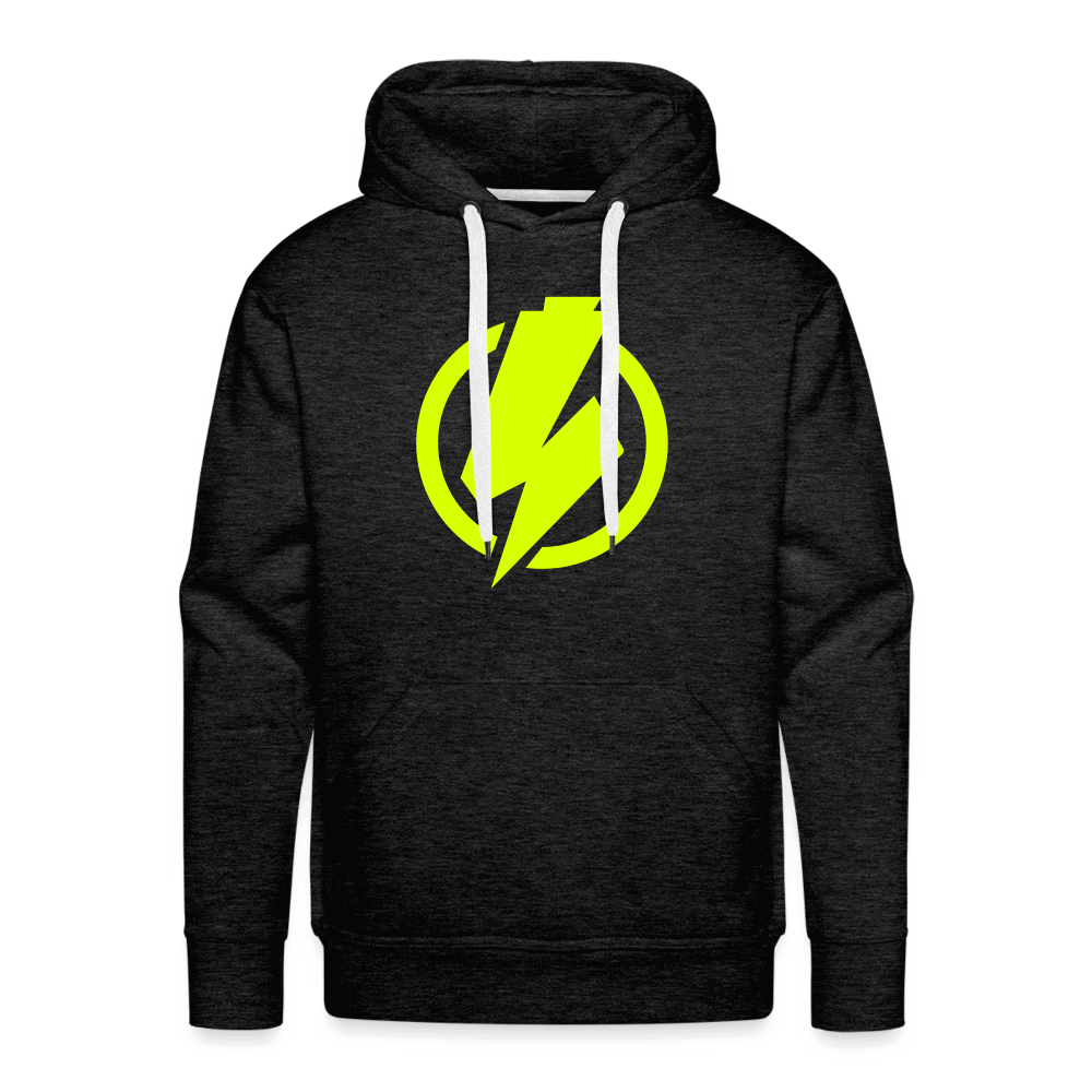 SPOD Männer Premium Hoodie Anthrazit / S Lightning - Männer Premium Hoodie E-Bike-Community