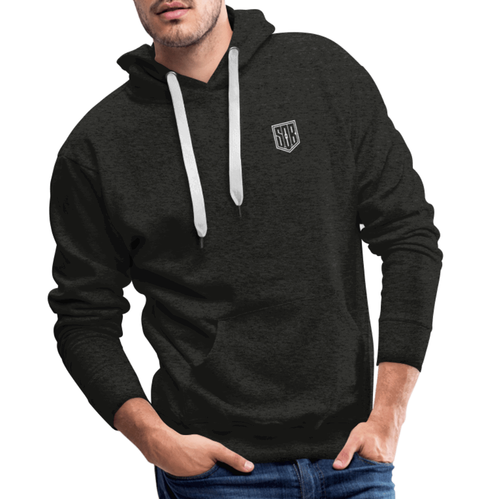 SPOD Männer Premium Hoodie Anthrazit / S Sons of Battery - SoB Outline - Men’s Premium Hoodie E-Bike-Community