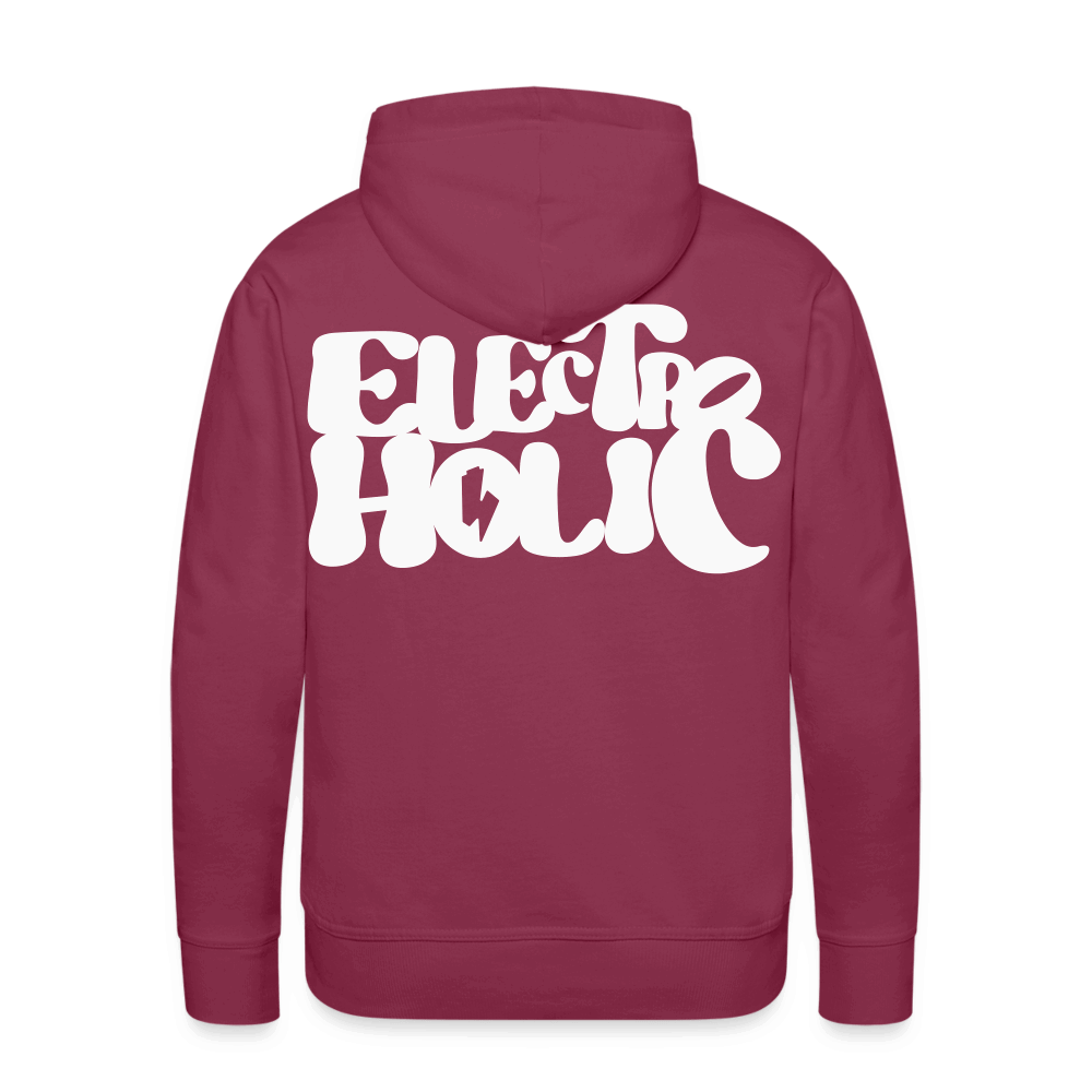 SPOD Männer Premium Hoodie Bordeaux / S 60s Electroholic - Flock - Men’s Premium Hoodie E-Bike-Community