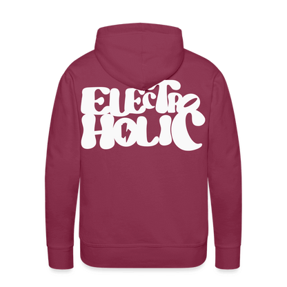 SPOD Männer Premium Hoodie Bordeaux / S 60s Electroholic - Flock - Men’s Premium Hoodie E-Bike-Community